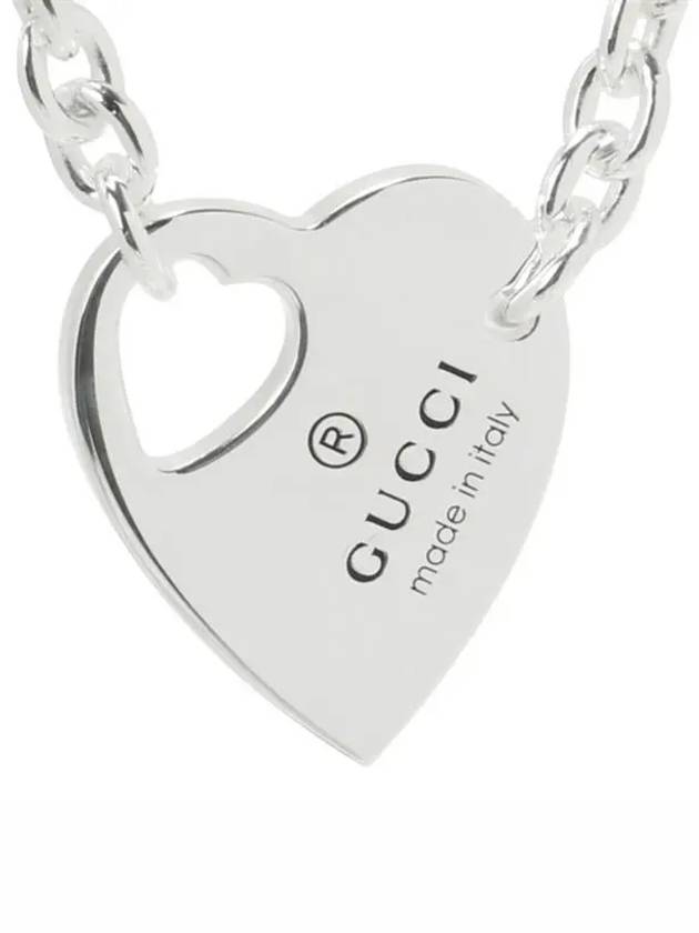 Trademark Chain Charm Bracelet Silver - GUCCI - BALAAN 3