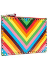 Rockstud Clutch 1973IW2P0269PSE P07 Rainbow - VALENTINO - BALAAN 2