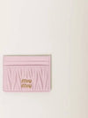 Materasse Nappa Leather Card Wallet Alabaster Pink - MIU MIU - BALAAN 2