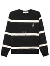 Logo Print Stripe Sweatshirt Black - JW ANDERSON - BALAAN 2