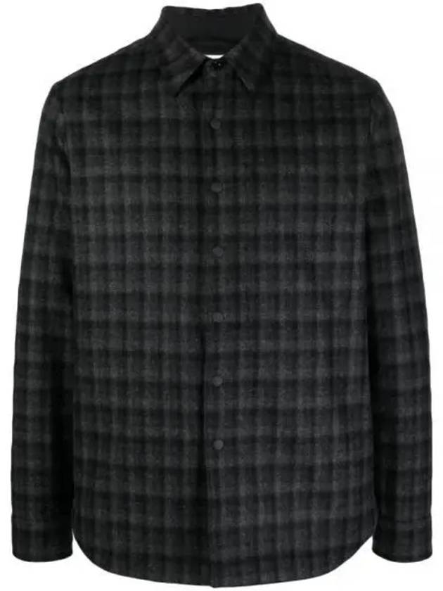 Check Long Sleeve Shirt Grey - ASPESI - BALAAN 2