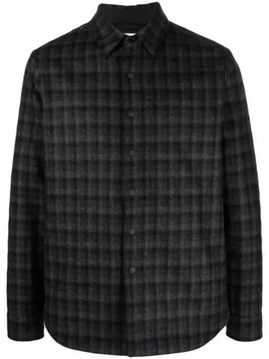 Check Long Sleeve Shirt Grey - ASPESI - BALAAN 1