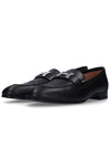 Paris Loafers Goatskin Palladium Noir - HERMES - BALAAN 6