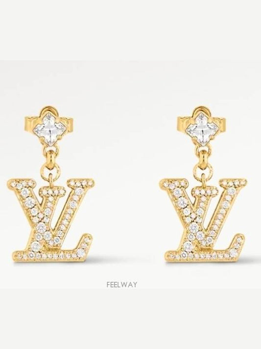 Lady LV Earrings Gold - LOUIS VUITTON - BALAAN 2