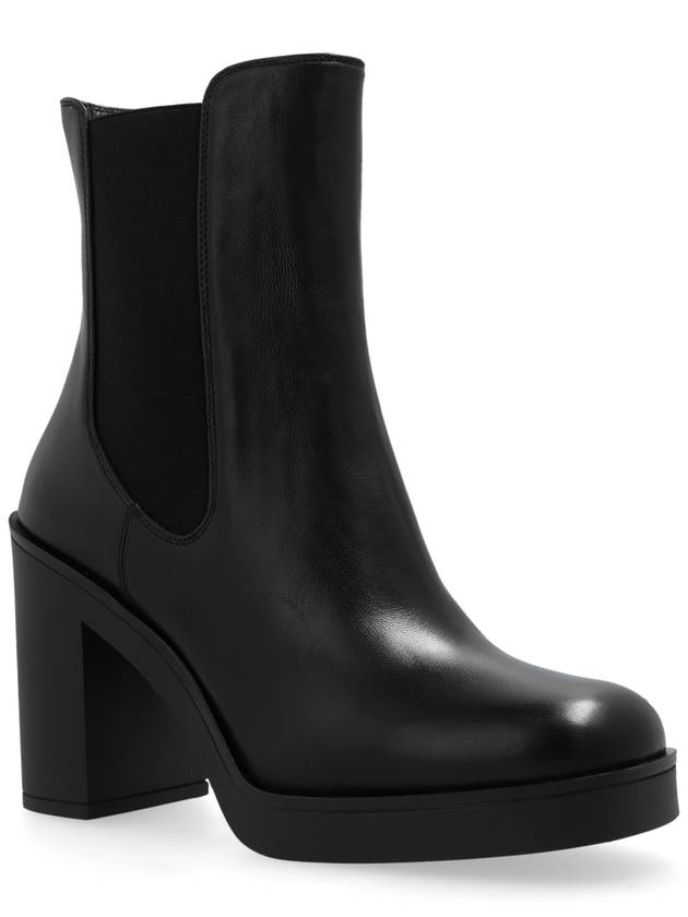 Stuart Weitzman Heeled Ankle Boots Bethenny 80, Women's, Black - STUART WEITZMAN - BALAAN 4