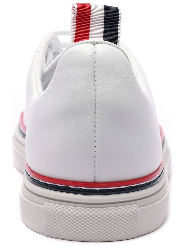 Women's Tennis Striped Low Top Sneakers White - THOM BROWNE - BALAAN 5