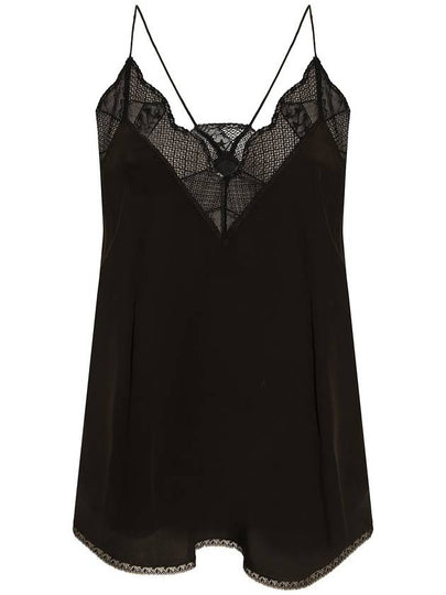 Camisole Christie Silk Sleeveless Black - ZADIG & VOLTAIRE - BALAAN 2