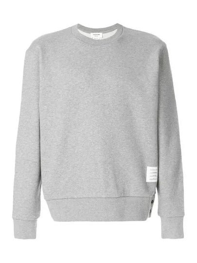 Center Back Stripe Crewneck Sweatshirt Light Grey - THOM BROWNE - BALAAN 2