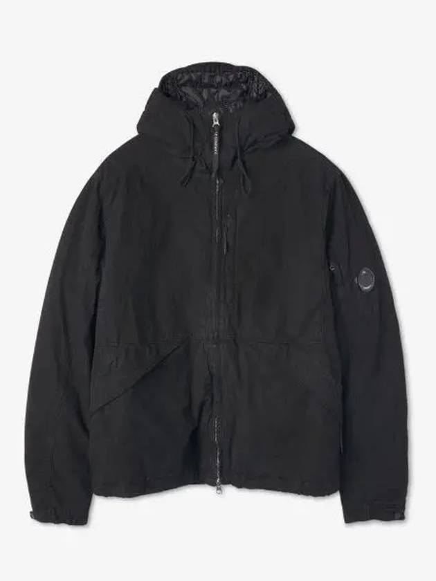 CP Company Men s Lens Hooded Jacket Black 13CMOW256A005966G999 HODDIE - CP COMPANY - BALAAN 1