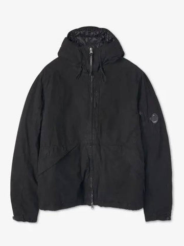 CP Company Men s Lens Hooded Jacket Black 13CMOW256A005966G999 HODDIE - CP COMPANY - BALAAN 1