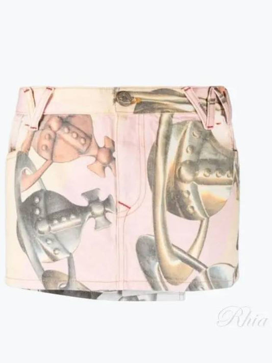 23 Cut Out Foam H Line Skirt Pink - VIVIENNE WESTWOOD - BALAAN 2