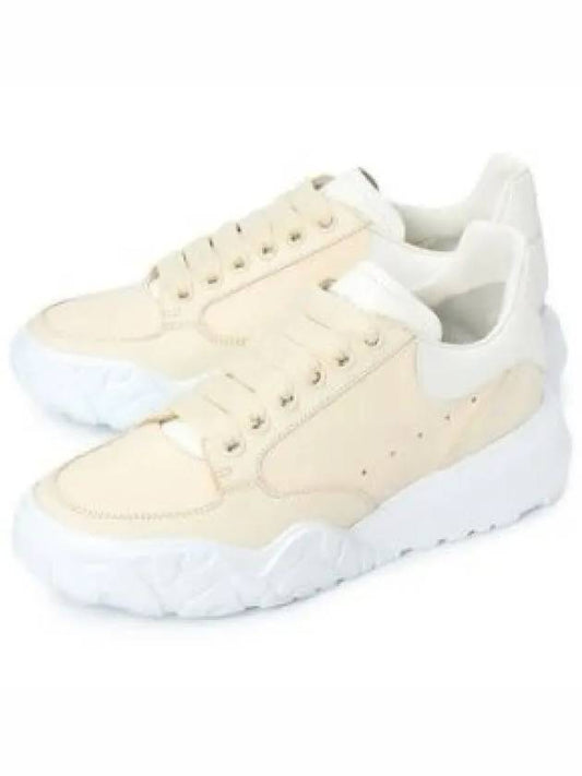 Men's Court Low Top Sneakers Vanilla - ALEXANDER MCQUEEN - BALAAN 2