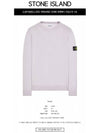 Wappen Patch Crew Neck Soft Cotton Knit Top Pastel Pink - STONE ISLAND - BALAAN 3