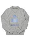 SW0003FA A3M56E 02GY MOBY brushed women's sweatshirt - ISABEL MARANT - BALAAN 1