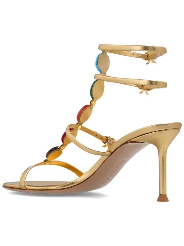 Gianvito Rossi Shanti High-heeled Sandals, Women's, Gold - GIANVITO ROSSI - BALAAN 5