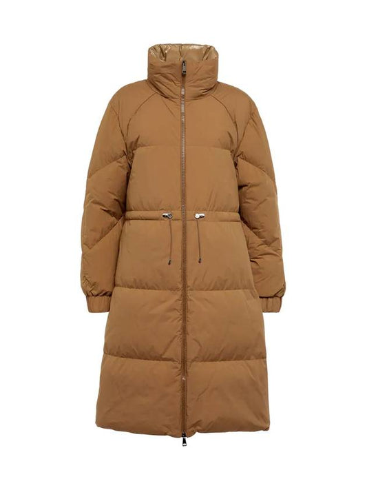 Citronnier Long Down Padding Beige - MONCLER - BALAAN 1