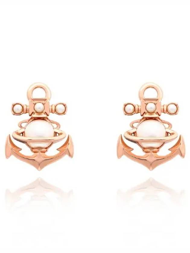 Women's Marialena Earrings Rose Gold - VIVIENNE WESTWOOD - BALAAN 3