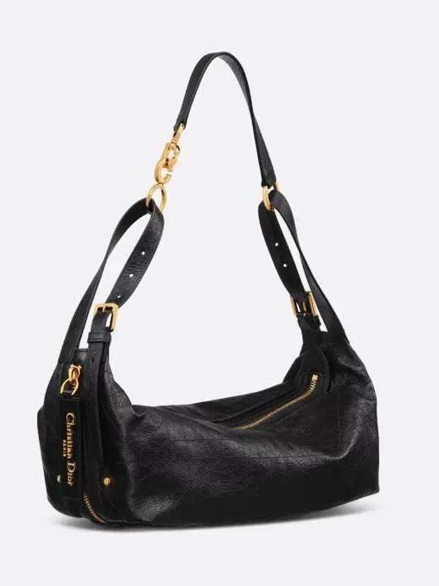 D-Journey Macrocannage Medium Shoulder Bag Black - DIOR - BALAAN 3