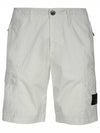 Cargo Bermuda Shorts White - STONE ISLAND - BALAAN 2