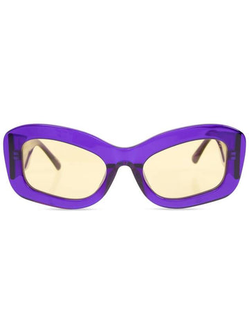 Linda Farrow Sunglasses, Women's, Purple - LINDA FARROW - BALAAN 1