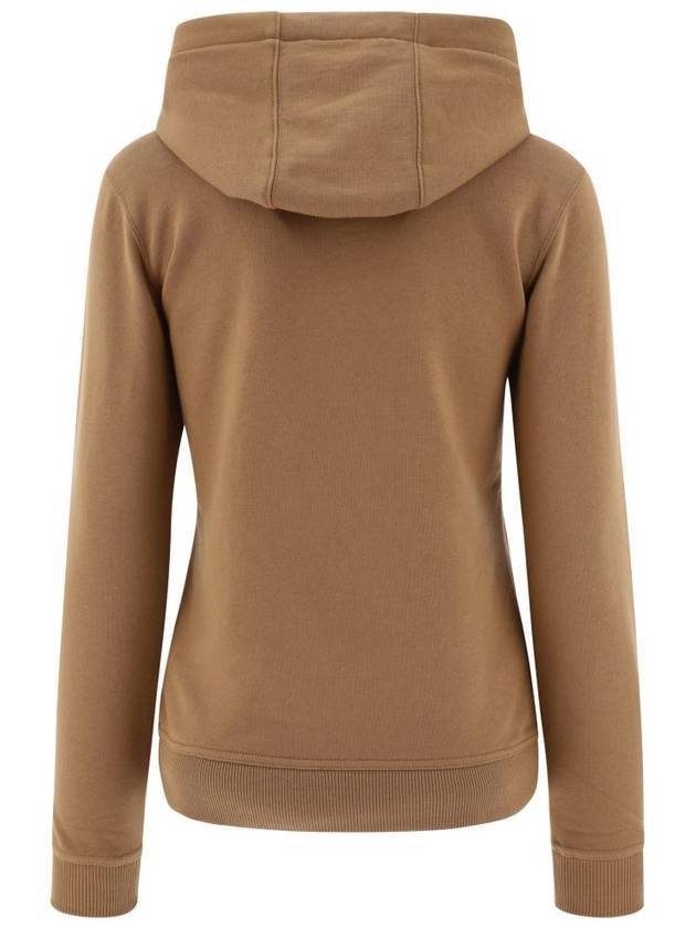 Women's Prosum Label Cotton Hoodie Camel - BURBERRY - BALAAN 3