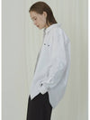 color combination stitch shirt white - IMIRK - BALAAN 3