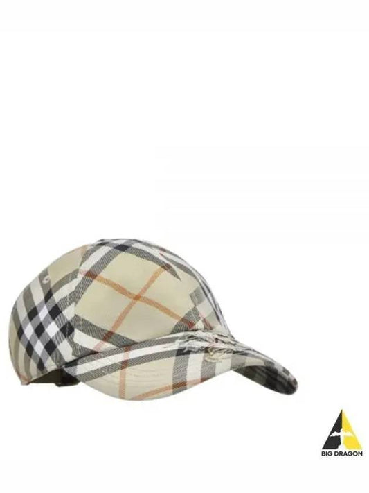 Check Ball Cap Green - BURBERRY - BALAAN 2