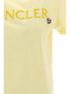 Short Sleeve T Shirt 8C00006 829HP 10W Yellow - MONCLER - BALAAN 3