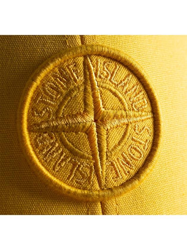 Wrap 6 Panel Ball Cap Yellow - STONE ISLAND - BALAAN 5