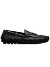 CD Diamond Drawstring Loafers Black - DIOR - BALAAN 4