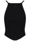 Holistic Ribbed Knit Sleeveless Black - COURREGES - BALAAN 2