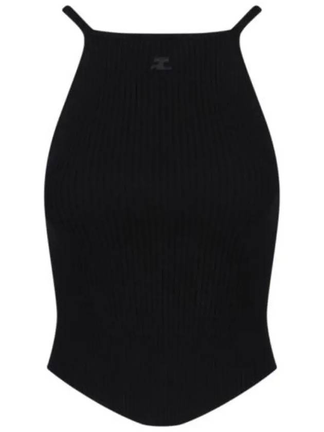 Holistic Ribbed Knit Sleeveless Black - COURREGES - BALAAN 2