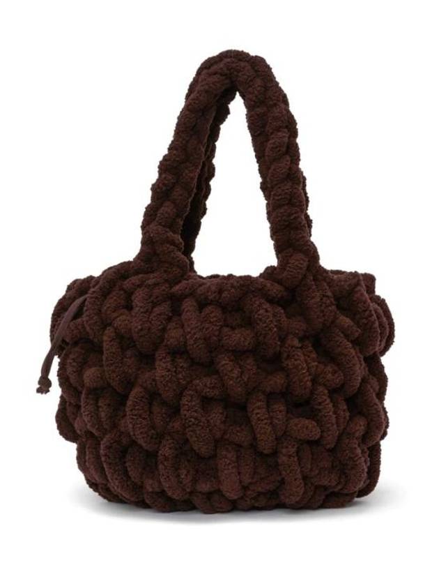 Blanket Shopper Tote Bag Dark Brown - JW ANDERSON - BALAAN 1