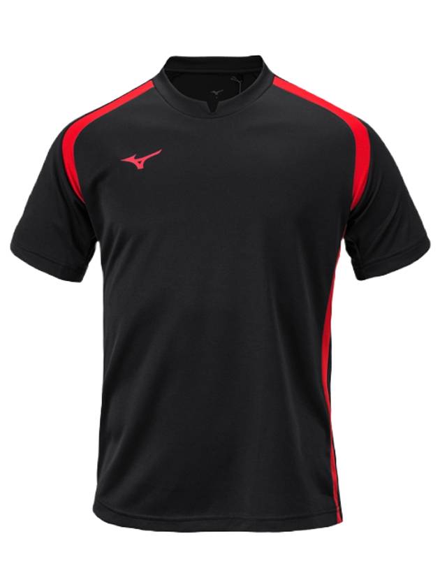 Men's Summer Training Short Sleeve T-Shirt Black - MIZUNO - BALAAN 1