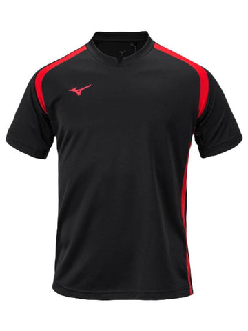 Men's Summer Training Short Sleeve T-Shirt Black - MIZUNO - BALAAN 1