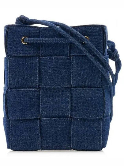 Cassette denim bucket bag 743789 V2ZB1 4019 - BOTTEGA VENETA - BALAAN 2