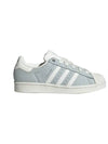 Superstar Leather Low Top Sneakers Wonder Silver - ADIDAS - BALAAN 1