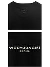 Front Seoul Logo Short Sleeve T-Shirt Black - WOOYOUNGMI - BALAAN 6