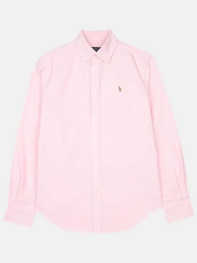 Pony Classic Fit Long Sleeve Shirt Pink - POLO RALPH LAUREN - BALAAN 2