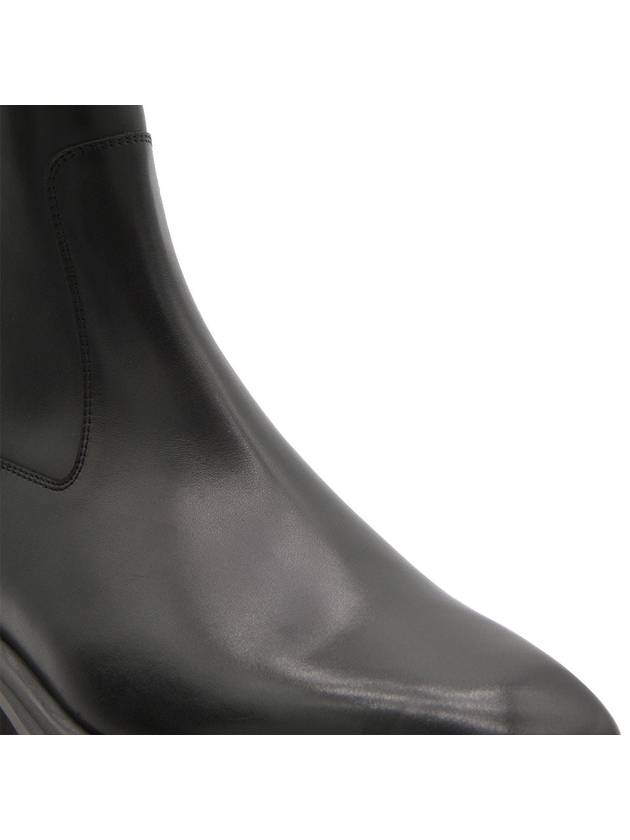 Salvatore Ferragamo Black Leather Boots - SALVATORE FERRAGAMO - BALAAN 4