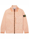 Membrana Zipper Bomber Jacket Antique Rose - STONE ISLAND - BALAAN 2