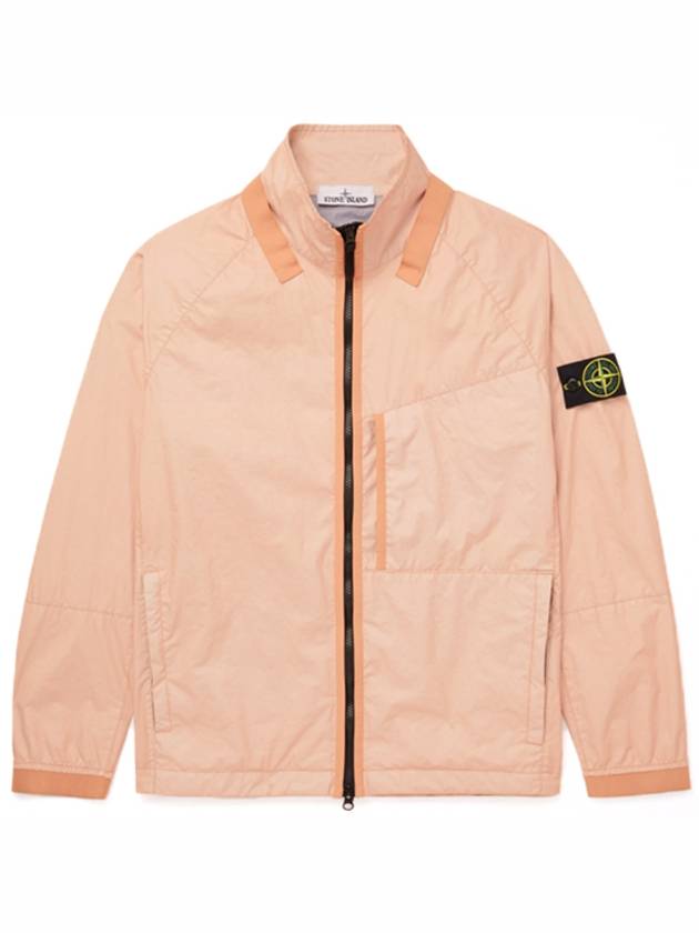 Membrana Zipper Bomber Jacket Antique Rose - STONE ISLAND - BALAAN 2