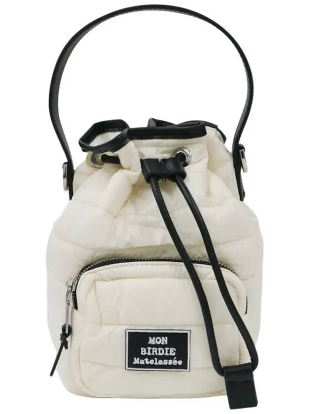 Montbird Luna padded aperture bucket bag WHITE - MONBIRDIE GOLF - BALAAN 7