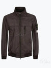 Compass Badge Pleated Windbreaker Grey - STONE ISLAND - BALAAN 2