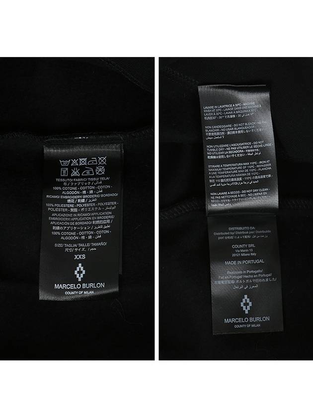 CMBA009 F1600 2020 1001 PISSIS CREW BLACK Steel to Man - MARCELO BURLON - BALAAN 7