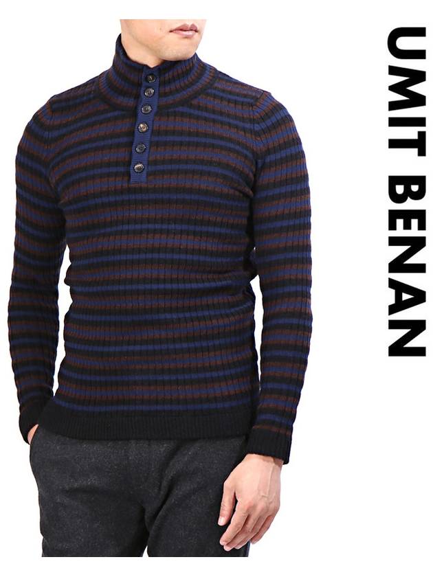 Yumit Bannon UB15 950 NAVY high neck knitwear - UMIT BENAN B+ - BALAAN 1