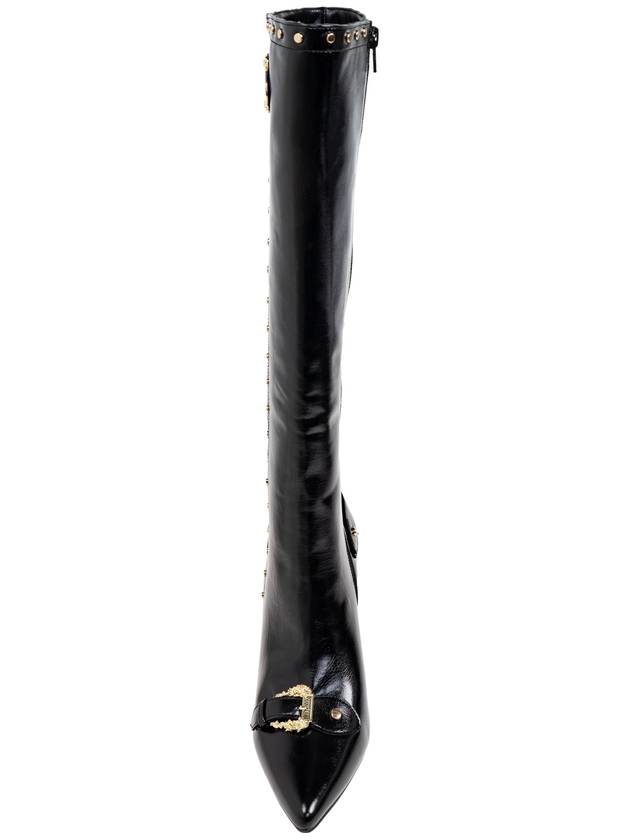 Versace Jeans Couture Heeled Boots, Women's, Black - VERSACE - BALAAN 6