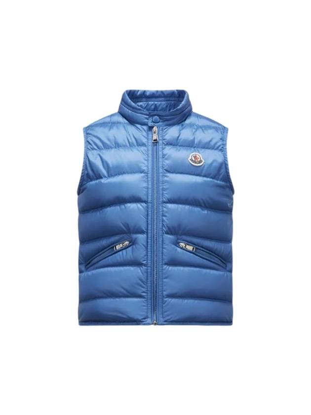 Kids Gui Down Vest Blue - MONCLER - BALAAN 1