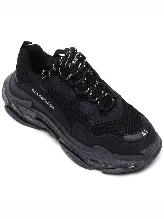 Triple S Sneakers Clear Sole Black - BALENCIAGA - BALAAN 4