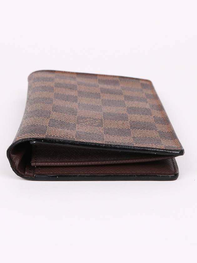 Damier pattern brazza men s long wallet - LOUIS VUITTON - BALAAN 6